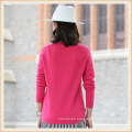 Women′s Fashion Pure Color 100% Cashmere Sweater